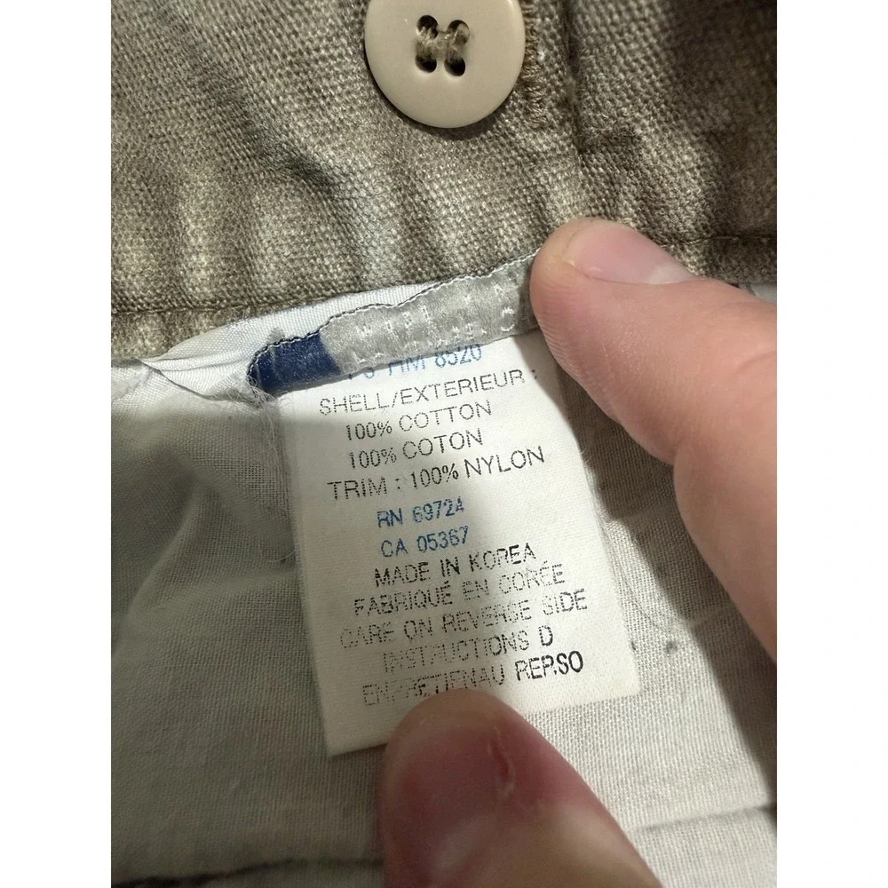 vtg columbia‎ sportwear heavy duty brush guard khaki hunting pants, men's 38x32